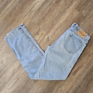 Vintage 90s Gap High Rise Straight Leg Light Wash Jeans Size 8